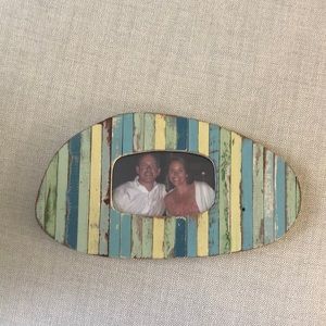 Reclaimed wood frame